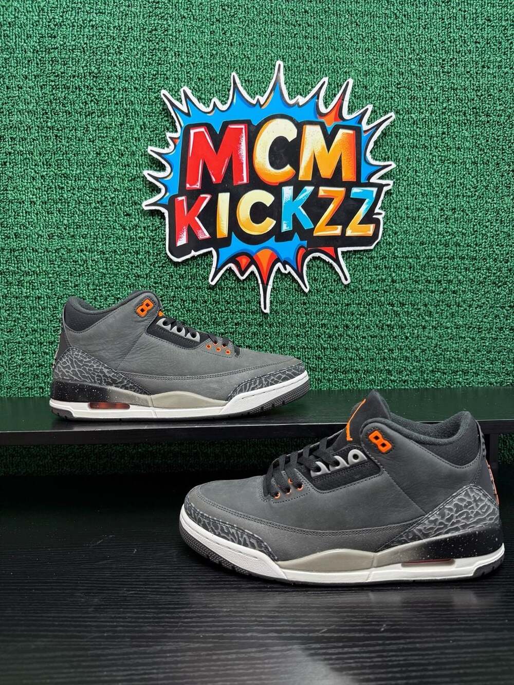 Air Jordan 3 Retro Fear Pack (2023) Men’s Size 10.5 Brand New